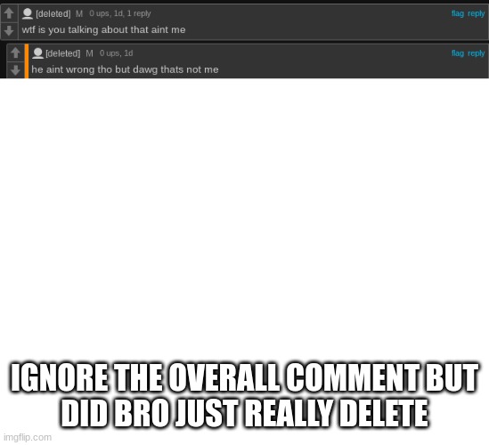 the downfall of diddy | IGNORE THE OVERALL COMMENT BUT
DID BRO JUST REALLY DELETE | made w/ Imgflip meme maker