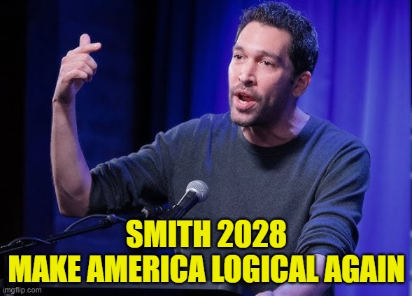 Make America Logical Again | SMITH 2028
MAKE AMERICA LOGICAL AGAIN | image tagged in libertarian,america first,foreign policy,common sense,conservative,liberal | made w/ Imgflip meme maker