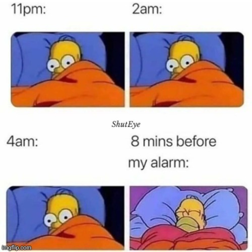 Can't sleep. Gotta meme | image tagged in no sleep,sleepy,tired,homer simpson,homer simpson sleeping peacefully,the simpsons | made w/ Imgflip meme maker