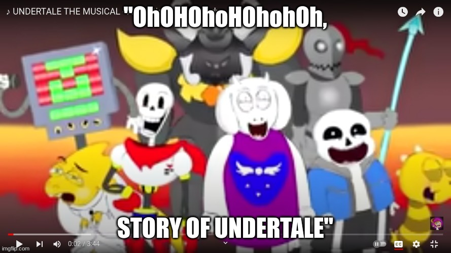 the 67th frame of Story of Undertale on 144p | "OhOHOhoHOhohOh, STORY OF UNDERTALE" | image tagged in the 67th frame of story of undertale on 144p | made w/ Imgflip meme maker