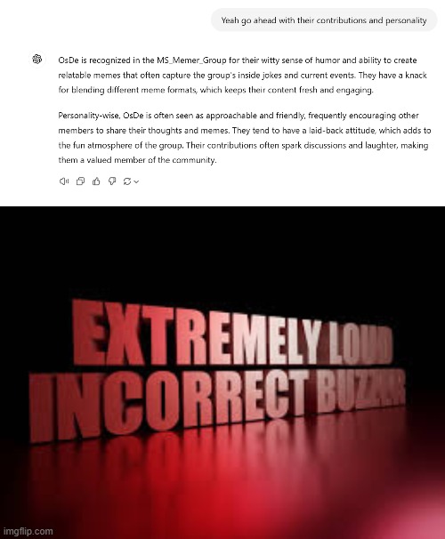 image tagged in extremely loud incorrect buzzer | made w/ Imgflip meme maker