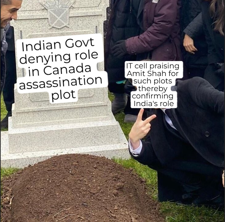 India assassination plot meme USA Canada Blank Meme Template