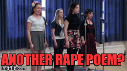 ANOTHER RAPE POEM? | image tagged in gifs | made w/ Imgflip video-to-gif maker
