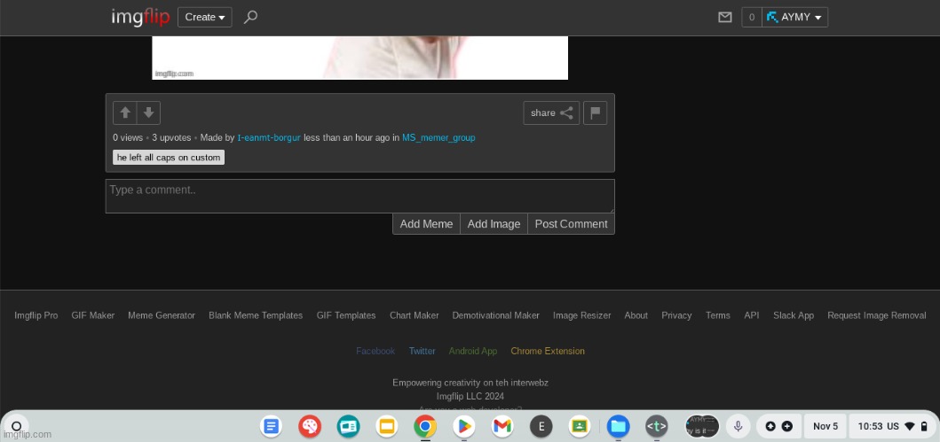 made w/ Imgflip meme maker