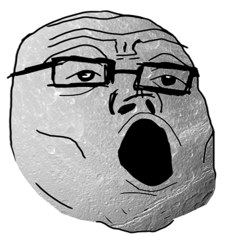 Dione (Saturn's moon) soyjak Blank Meme Template