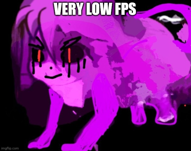 Demonic Cursed Furry Badeline | VERY LOW FPS | image tagged in demonic cursed furry badeline | made w/ Imgflip meme maker