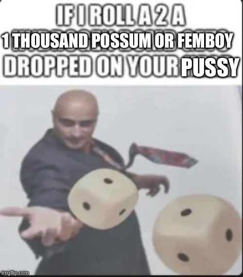 If I roll a 2 Blank Meme Template