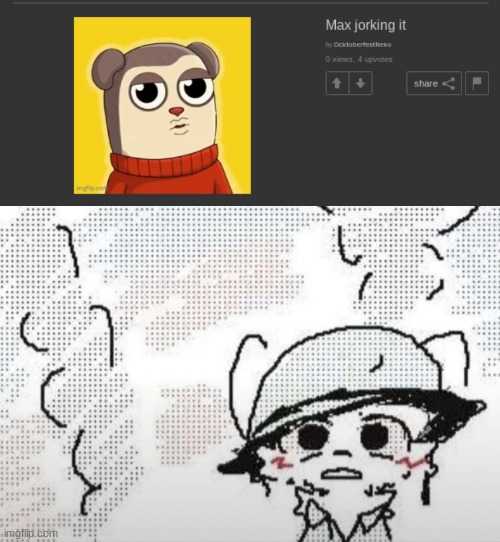 get out | image tagged in boykisser thousand yard stare | made w/ Imgflip meme maker