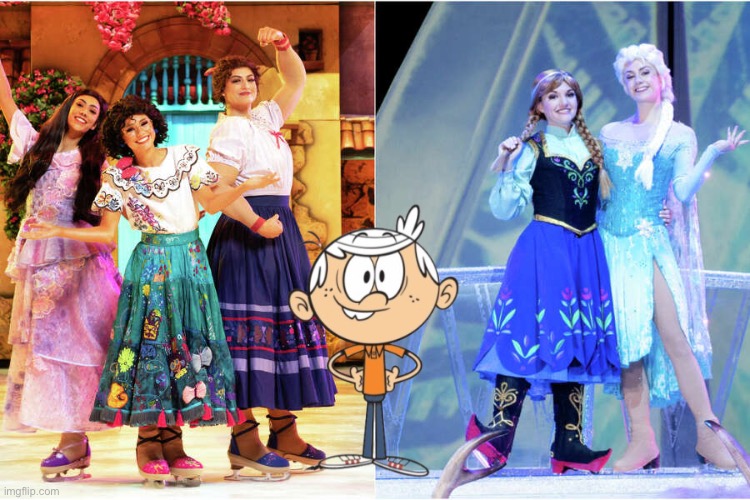 Lincoln Loud at Disney on Ice | image tagged in lincoln loud,disney,ice skating,the loud house,texas,nickelodeon | made w/ Imgflip meme maker