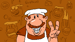 Gustavo doing peace sign Blank Meme Template