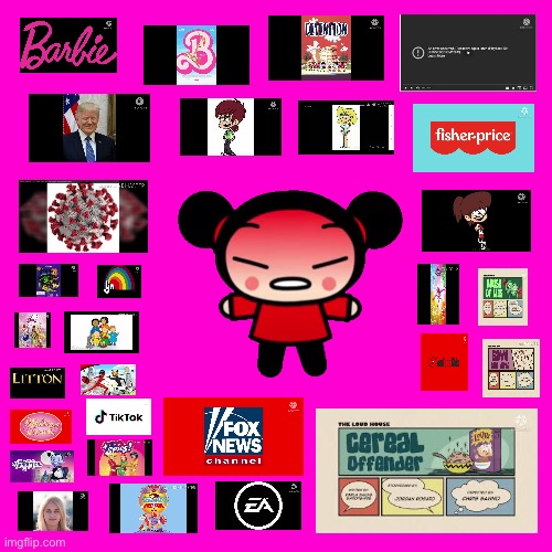 Pucca Hates Ptbf2002's Rants | image tagged in blank hot pink background,angry,barbie,lori loud,coronavirus,electronic arts | made w/ Imgflip meme maker