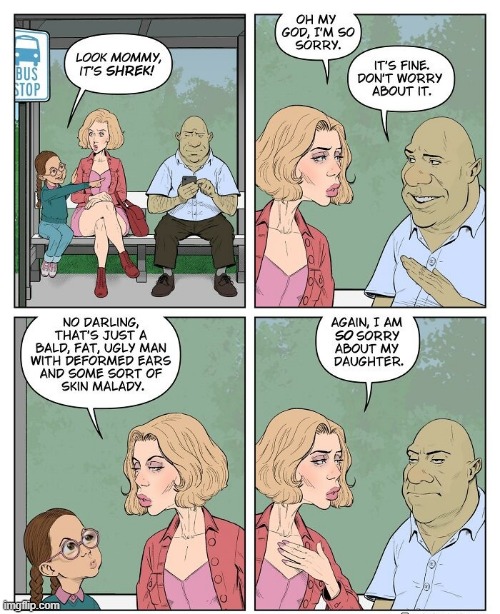 Mom, It's Shrek | image tagged in comics | made w/ Imgflip meme maker