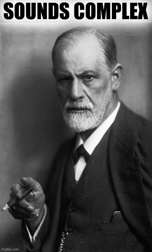 Sigmund Freud Meme | SOUNDS COMPLEX | image tagged in memes,sigmund freud | made w/ Imgflip meme maker