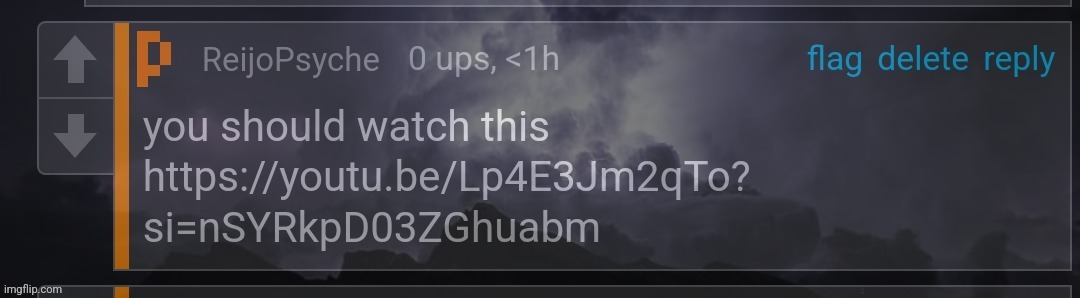 . | image tagged in reijopsyche you should watch this | made w/ Imgflip meme maker