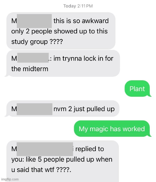 You can't make this stuff up. | image tagged in text messages,wtf,college | made w/ Imgflip meme maker