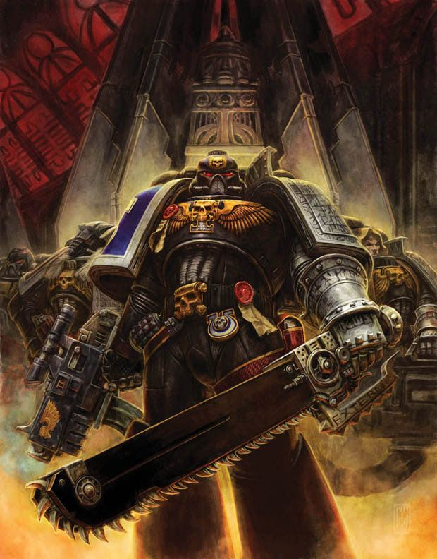 Cool Space Marines Blank Meme Template