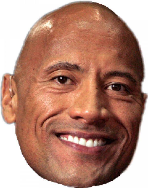 Dwayne Johnson head Blank Meme Template