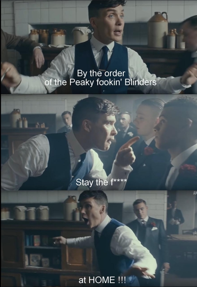 Peaky Blinders Blank Meme Template