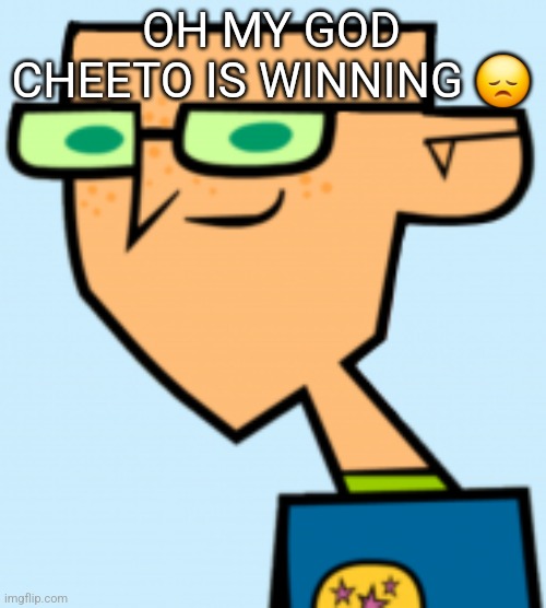 harold | OH MY GOD CHEETO IS WINNING 😞 | image tagged in harold | made w/ Imgflip meme maker