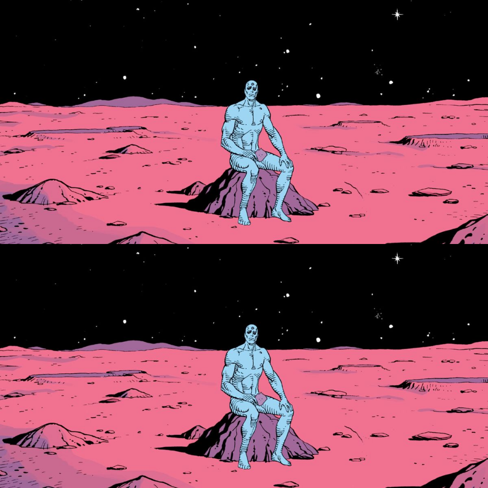 Doctor Manhattan History Repeating Blank Meme Template