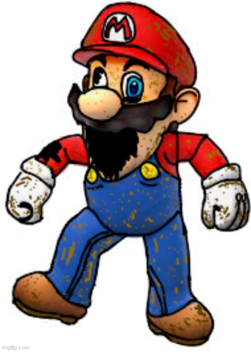 Half Pibby Mario | made w/ Imgflip meme maker