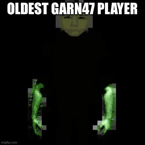Garn47 (V2) | OLDEST GARN47 PLAYER | image tagged in garn47 v2 | made w/ Imgflip meme maker