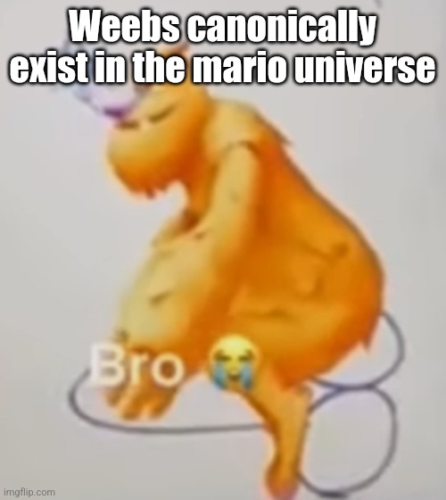 Dickrider | Weebs canonically exist in the mario universe | image tagged in dickrider,mario | made w/ Imgflip meme maker