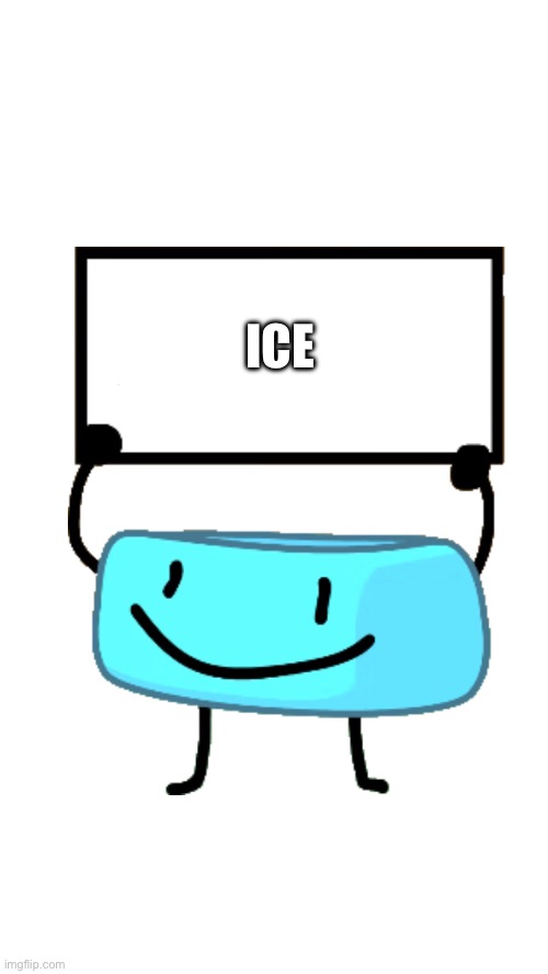 Braceletey BFB | ICE | image tagged in braceletey bfb | made w/ Imgflip meme maker