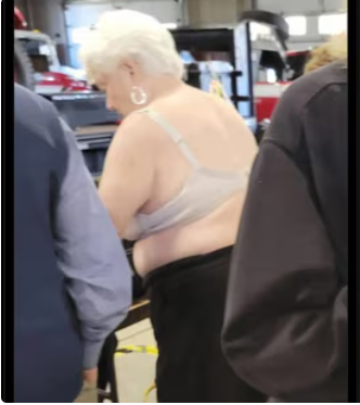 High Quality Bra wearing voter Blank Meme Template