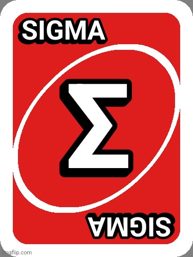 sigma card | made w/ Imgflip meme maker