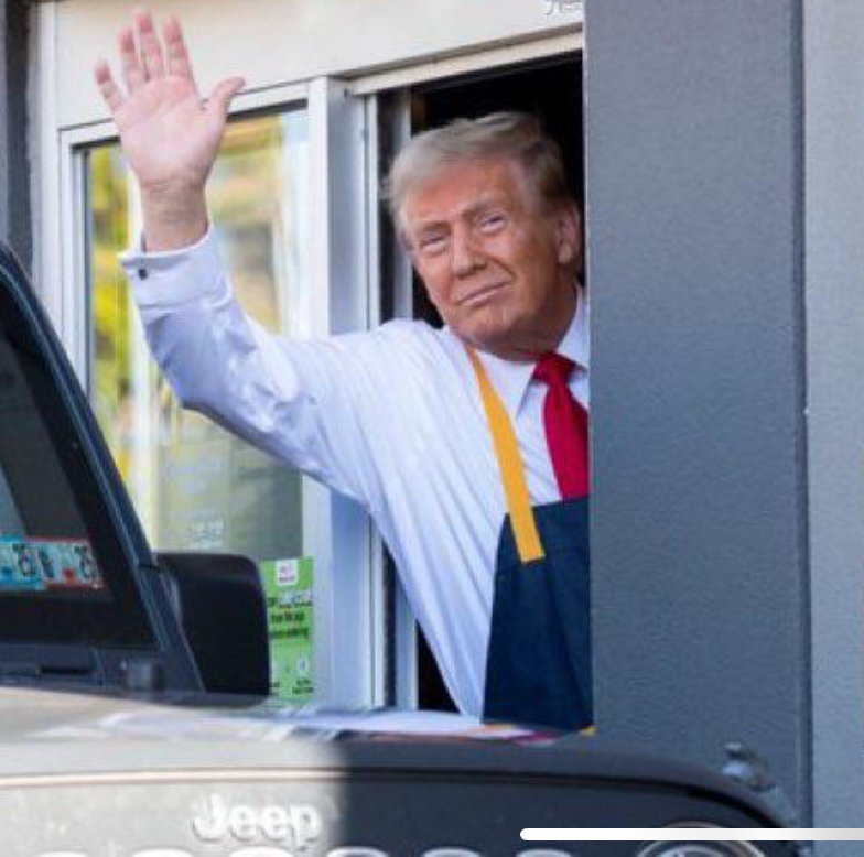 Trump McDonalds Blank Meme Template