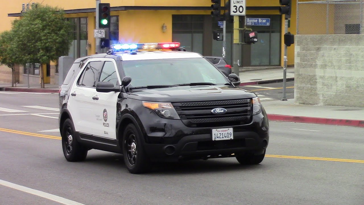 police car responding Blank Meme Template
