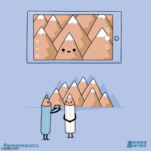 Colored pencil mountains | image tagged in mountains,mountain,colored pencils,colored pencil,comics,comics/cartoons | made w/ Imgflip meme maker