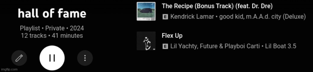 two newest additions to the HOF playlist | made w/ Imgflip meme maker