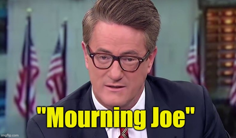 His Therapist just ordered a new yacht. | "Mourning Joe" | image tagged in morning joe | made w/ Imgflip meme maker