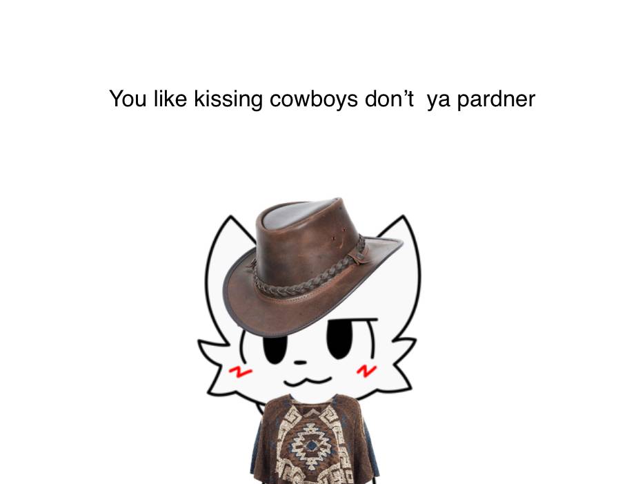 Cowboykisser Blank Meme Template