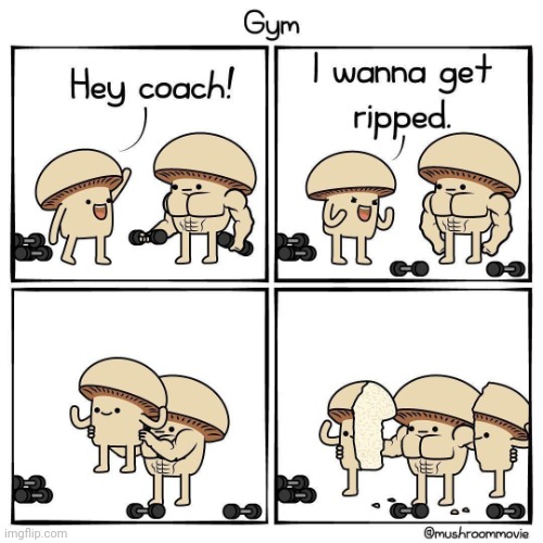 My life. That is me. I'm a shrooooom | image tagged in mushroom,mushrooms,workout,ripped,muscles,exercise | made w/ Imgflip meme maker