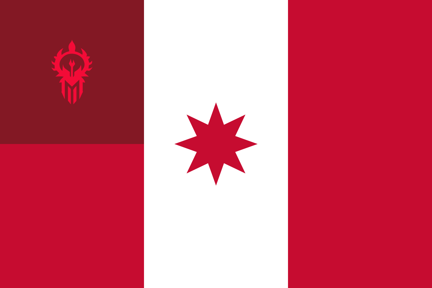 Flag of Caspil under Dravaenian rule Blank Meme Template