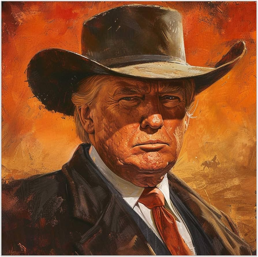 Cowboy Trump Blank Meme Template