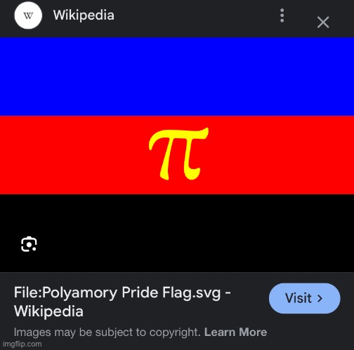 reminder that polyamory has a flag and it looks ugly as shit | made w/ Imgflip meme maker