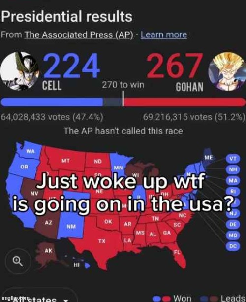 (Mod note: Cell is cooked lol. Gohan W) | made w/ Imgflip meme maker
