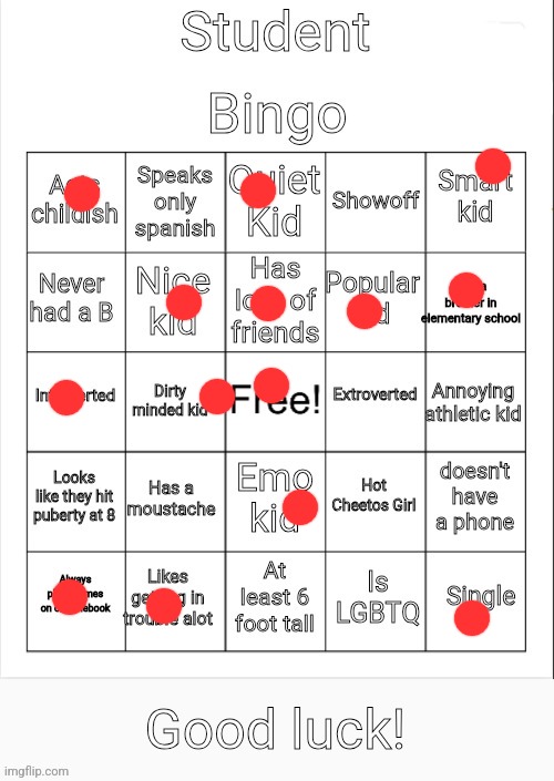 Done | image tagged in student bingo | made w/ Imgflip meme maker