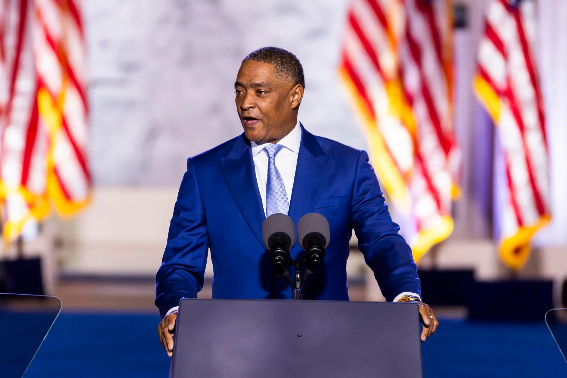 Cedric Richmond Election Night 2024 Harris Campaign Blank Meme Template