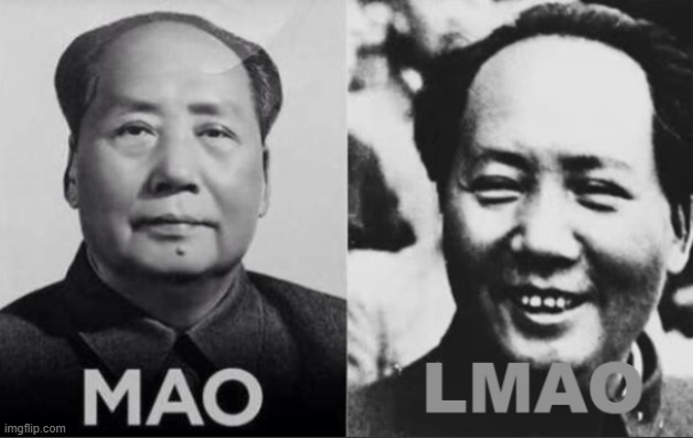 mao, lmao | image tagged in mao lmao | made w/ Imgflip meme maker