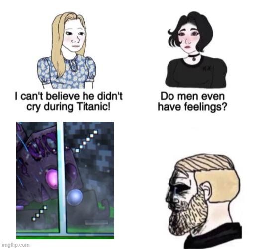 Chad crying | image tagged in chad crying | made w/ Imgflip meme maker