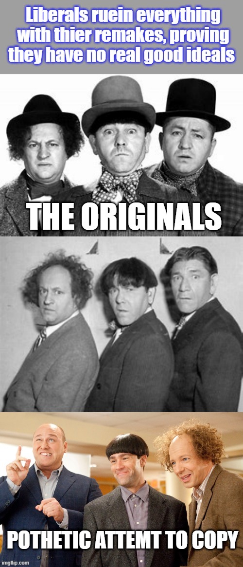 THE ORIGINALS; POTHETIC ATTEMT TO COPY | made w/ Imgflip meme maker