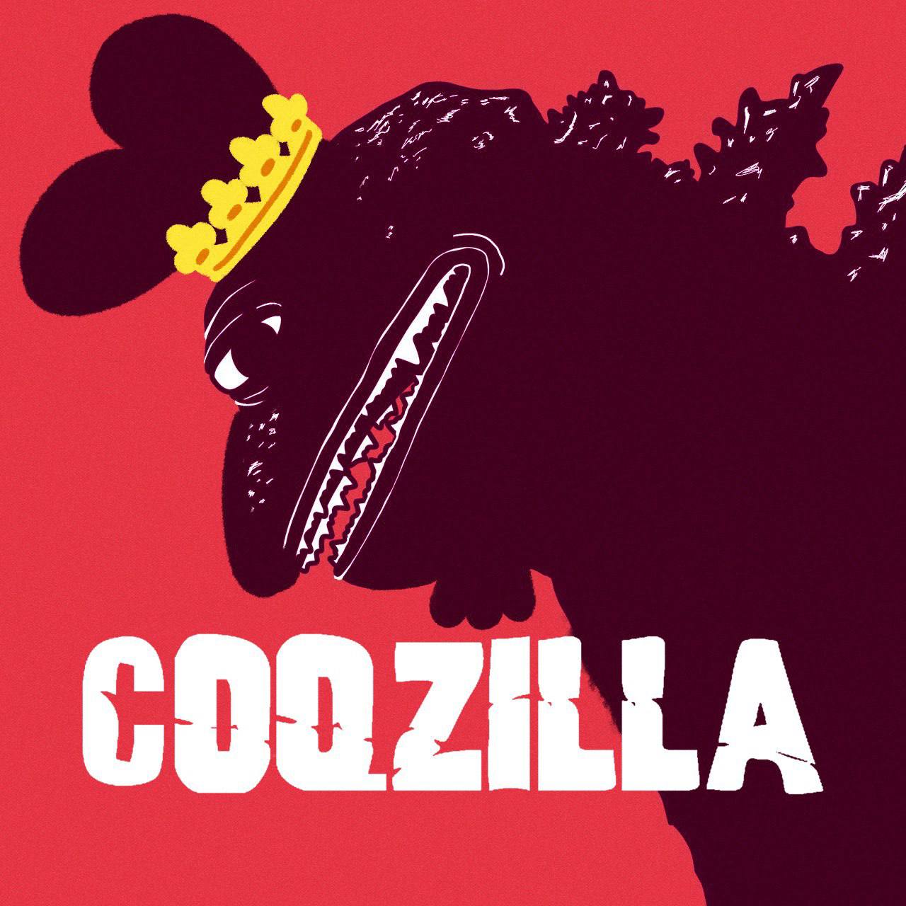COQZILLA Blank Meme Template