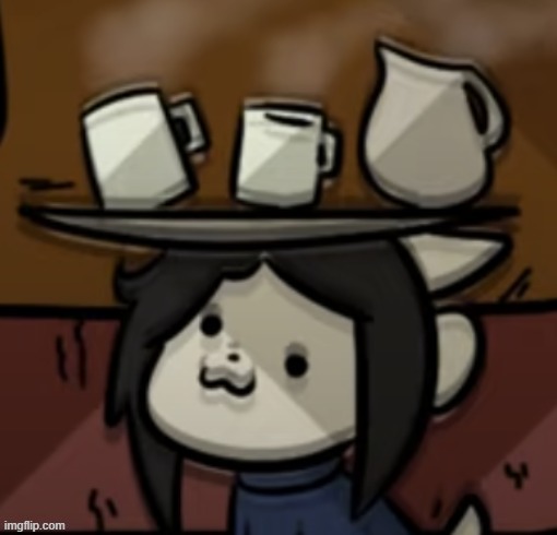 Temmie brings you drinks | image tagged in temmie brings you drinks | made w/ Imgflip meme maker