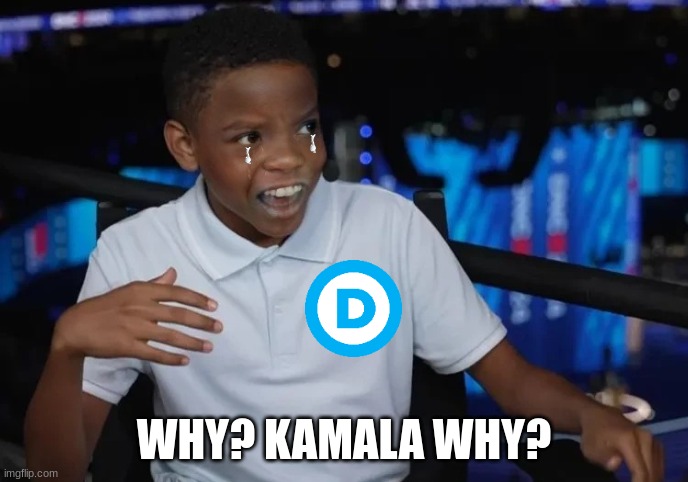 Knowa de Baraso meme | WHY? KAMALA WHY? | image tagged in memes,kamala harris,funny,trump | made w/ Imgflip meme maker