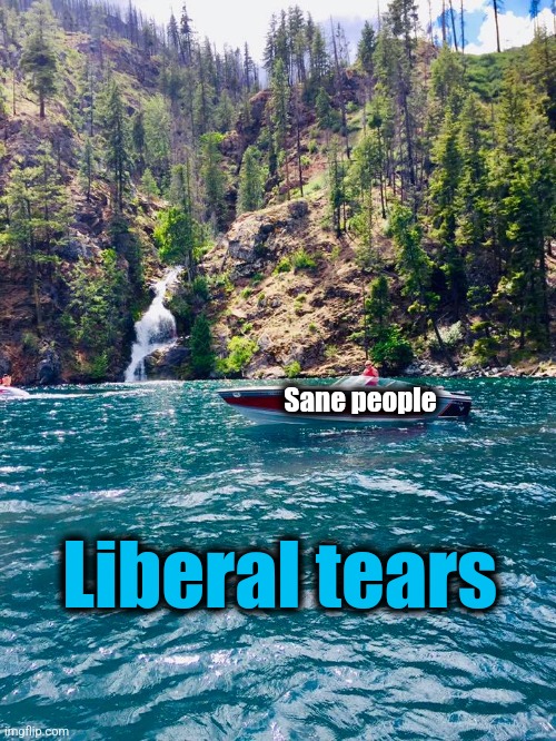 Lake Chelan | Sane people Liberal tears | image tagged in lake chelan | made w/ Imgflip meme maker